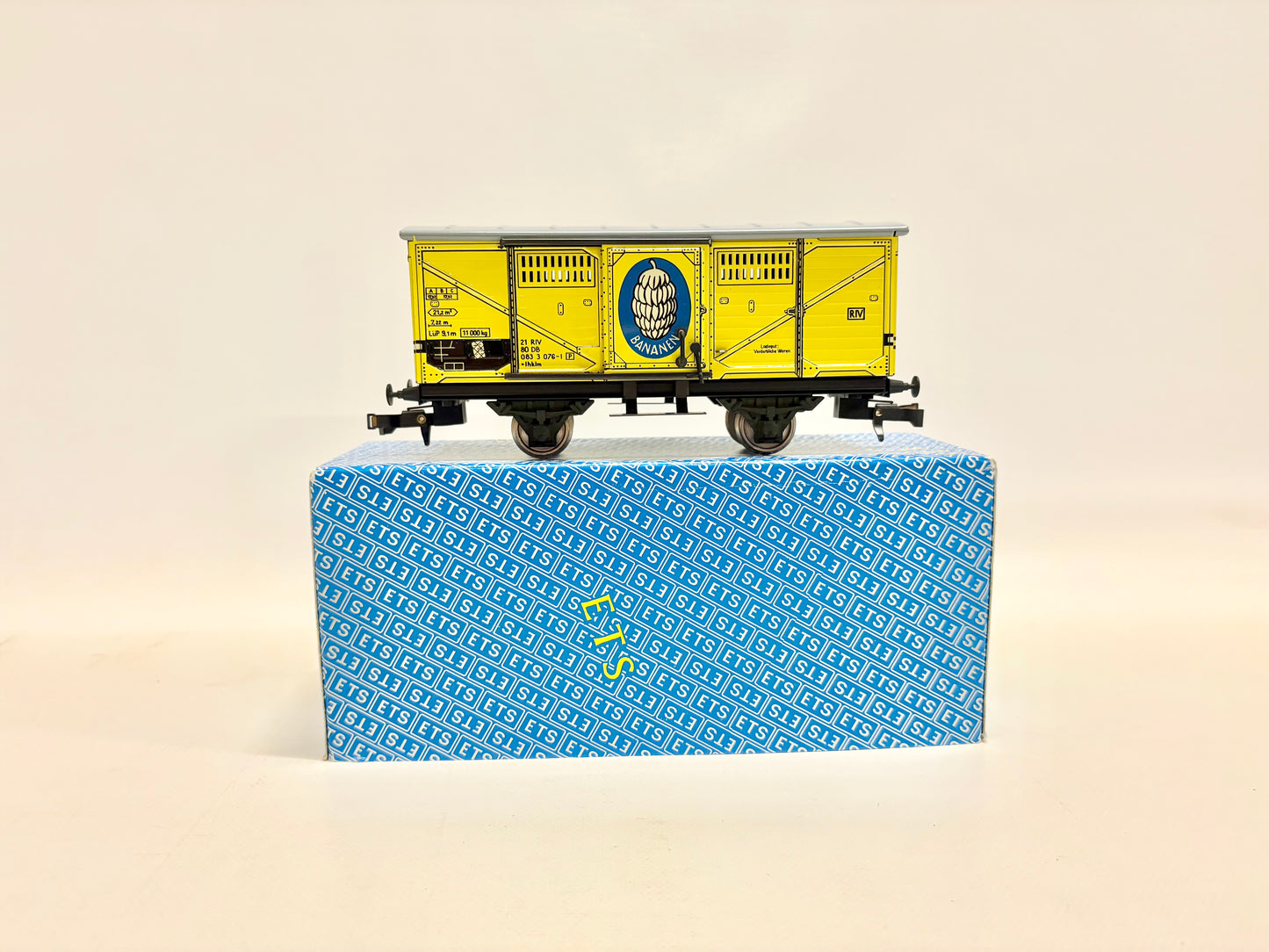 ETS Güterwagen Bananenwagen DR Spur 0