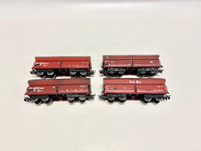 Märklin 4x Großgüterwagen DB AC H0