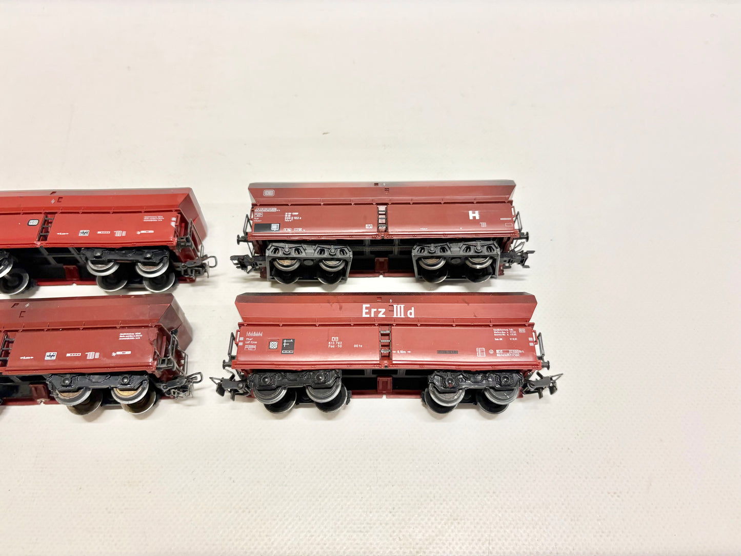 Märklin 4x Großgüterwagen DB AC H0
