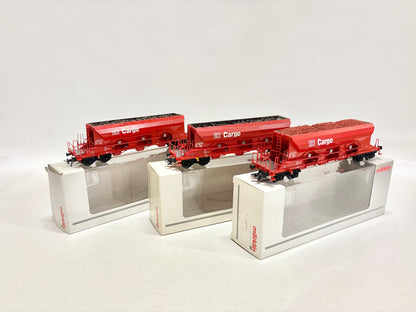 Märklin 48100 3x Schüttgutwagen DB Cargo AC H0