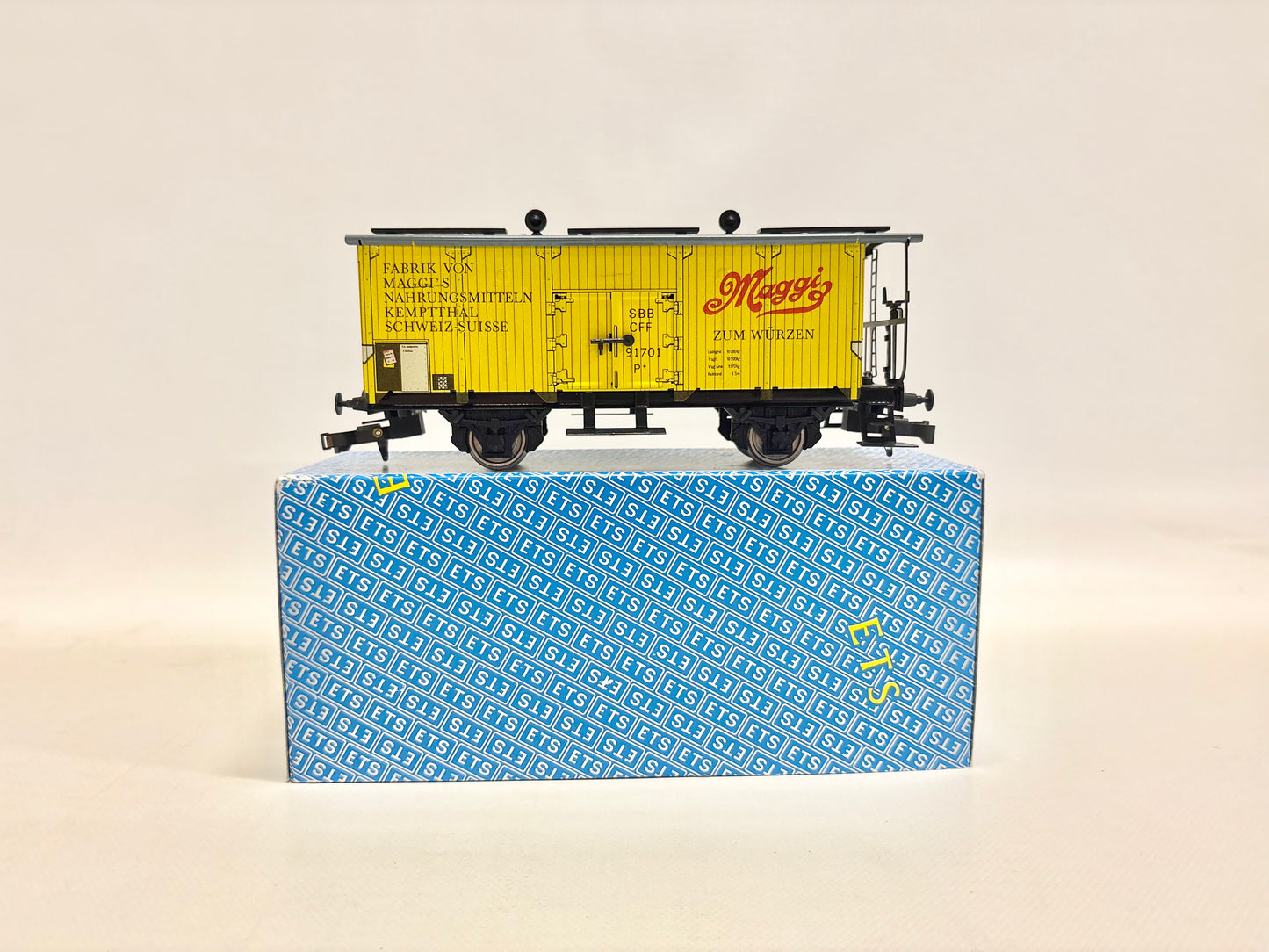 ETS 453 Güterwagen Gedeckter Güterwagen "Maggi" SBB Spur 0