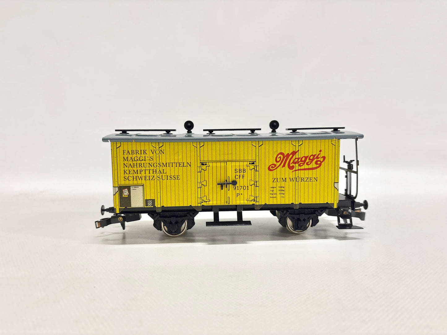 ETS 453 Güterwagen Gedeckter Güterwagen "Maggi" SBB Spur 0