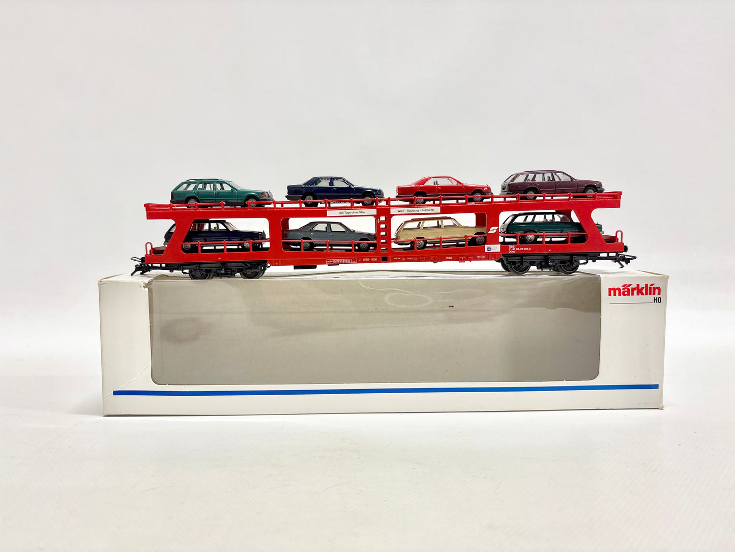 Märklin 42342 Autotransportwagen Güterwagen ÖBB AC H0
