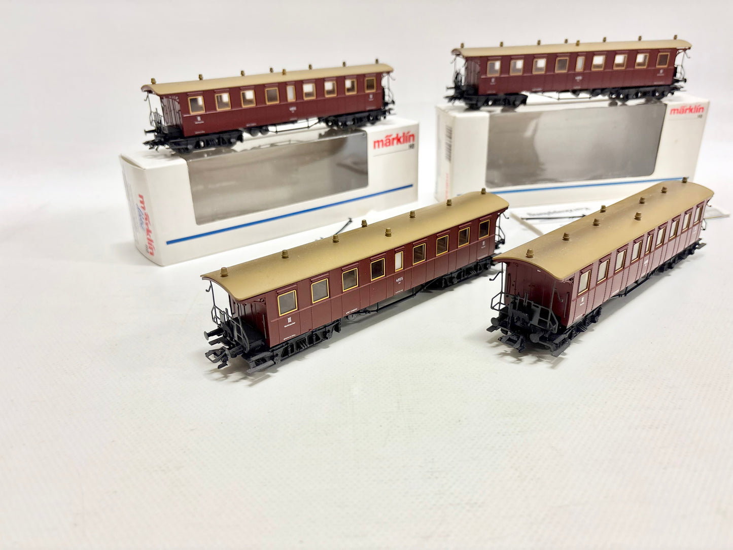 Märklin 4211 4x Württembergische Personenwagen K.W.St.E. AC H0