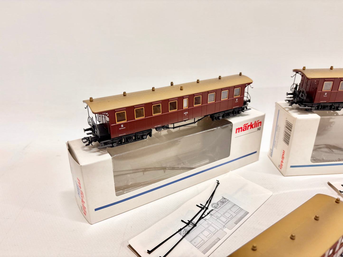 Märklin 4211 4x Württembergische Personenwagen K.W.St.E. AC H0