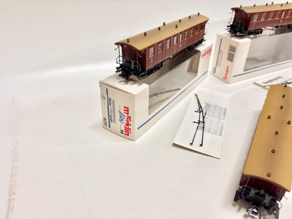 Märklin 4211 4x Württembergische Personenwagen K.W.St.E. AC H0