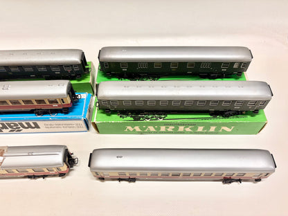 Märklin 6x D-Zug Wagen Personenwagen Konvolut DB AC H0