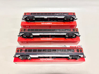 Piko 57642 57643 3x Personenwagen Railjet ÖBB AC H0