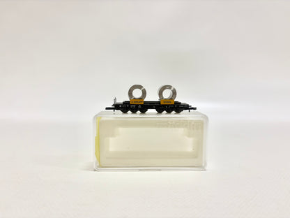 Märklin aus 82353 Güterwagen Schwerlastwagen mit Stahlrollen DB Spur Z