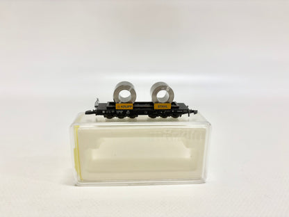 Märklin aus 82353 Güterwagen Schwerlastwagen mit Stahlrollen DB Spur Z