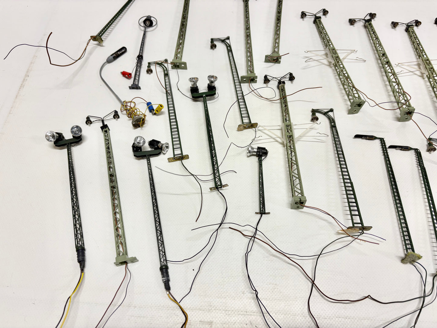 Brawa Viessmann etc. 25x Modellbaulampen H0