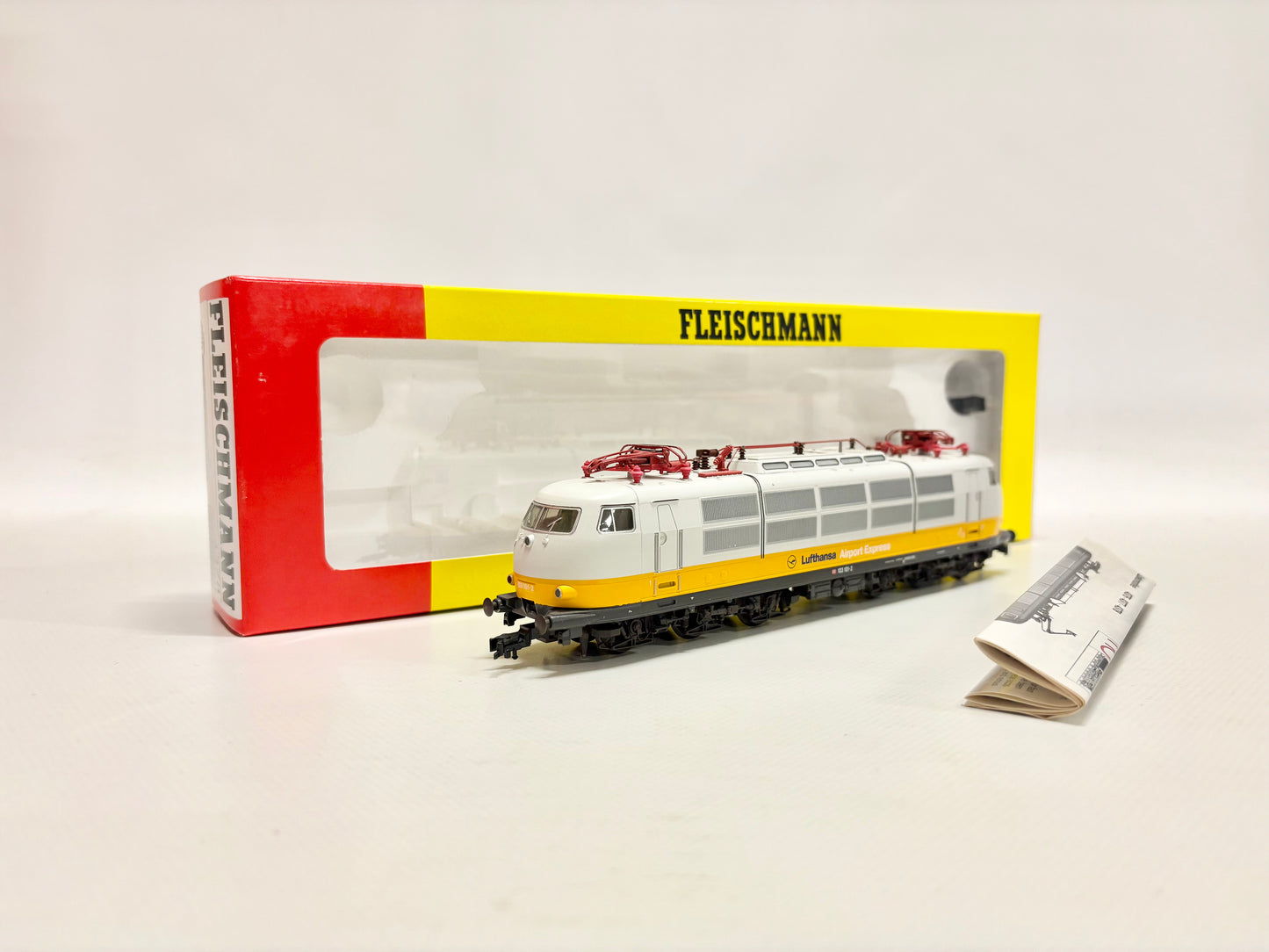 Fleischmann 4378 E-Lok Br 103 102-2 "Lufthansa-Airport-Express" DB DC H0