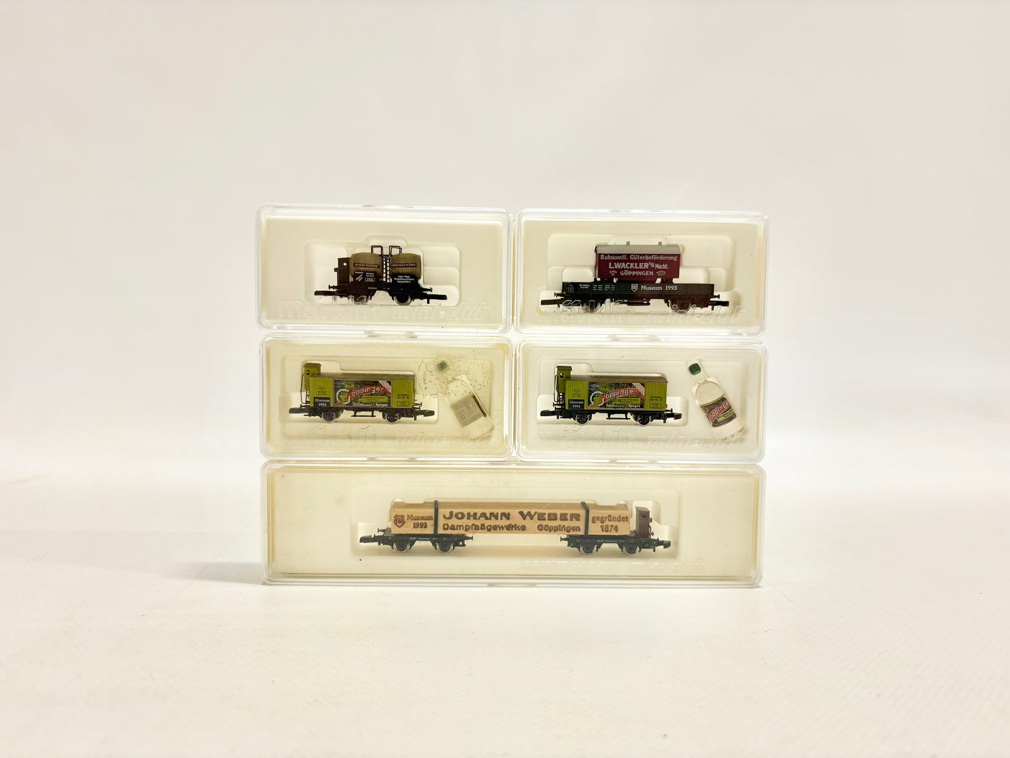 Märklin Museumswagen 1994 1995 1992 1993 Güterwagen Konvolut Spur Z