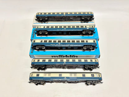 Märklin 5x Personenwagen Schnellzug DB AC H0