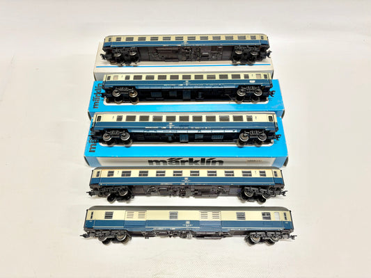 Märklin 5x Personenwagen Schnellzug DB AC H0