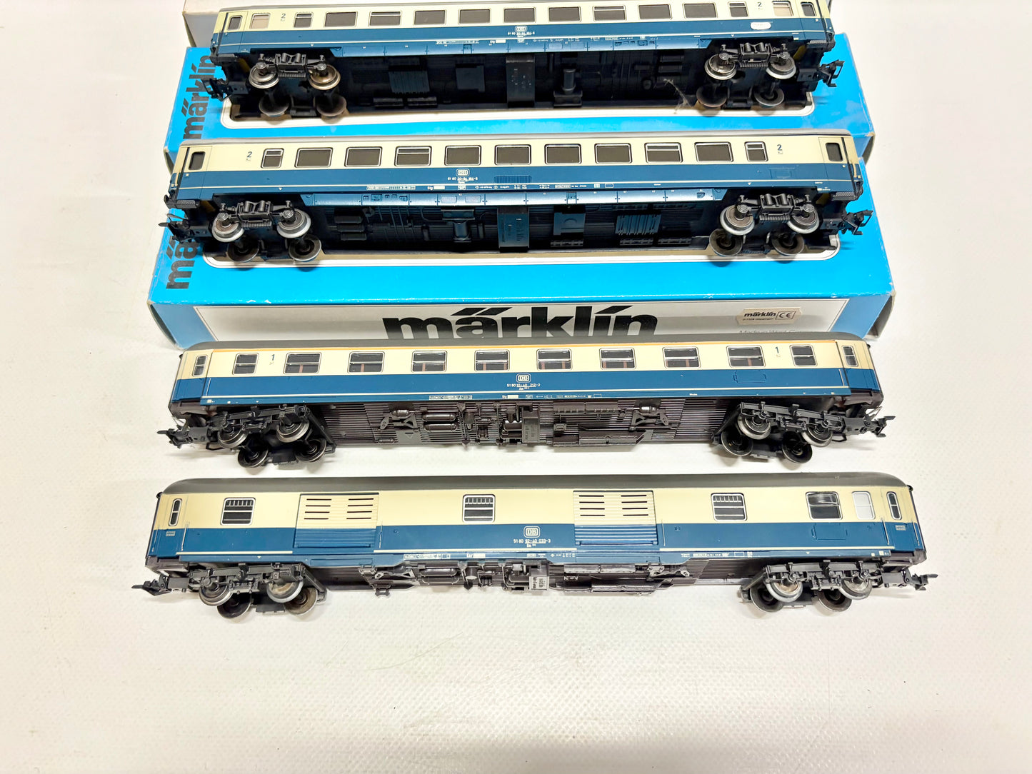 Märklin 5x Personenwagen Schnellzug DB AC H0