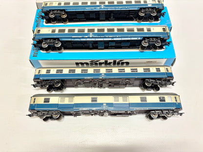 Märklin 5x Personenwagen Schnellzug DB AC H0