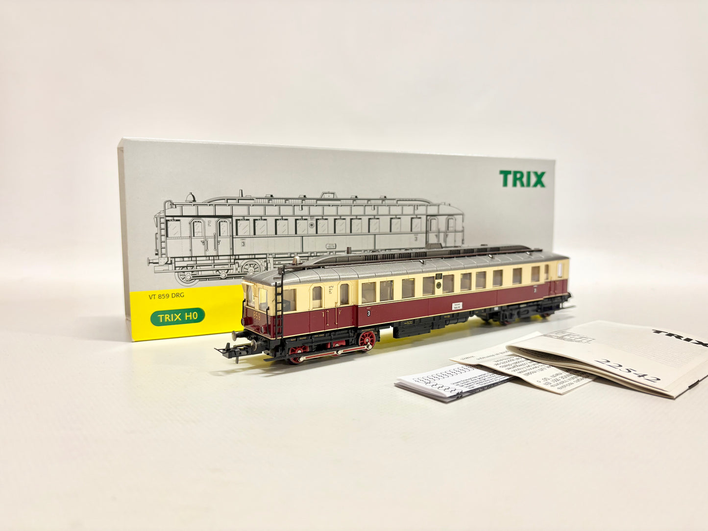 Trix 22542 Dieseltriebwagen VT 859 DRG DC H0
