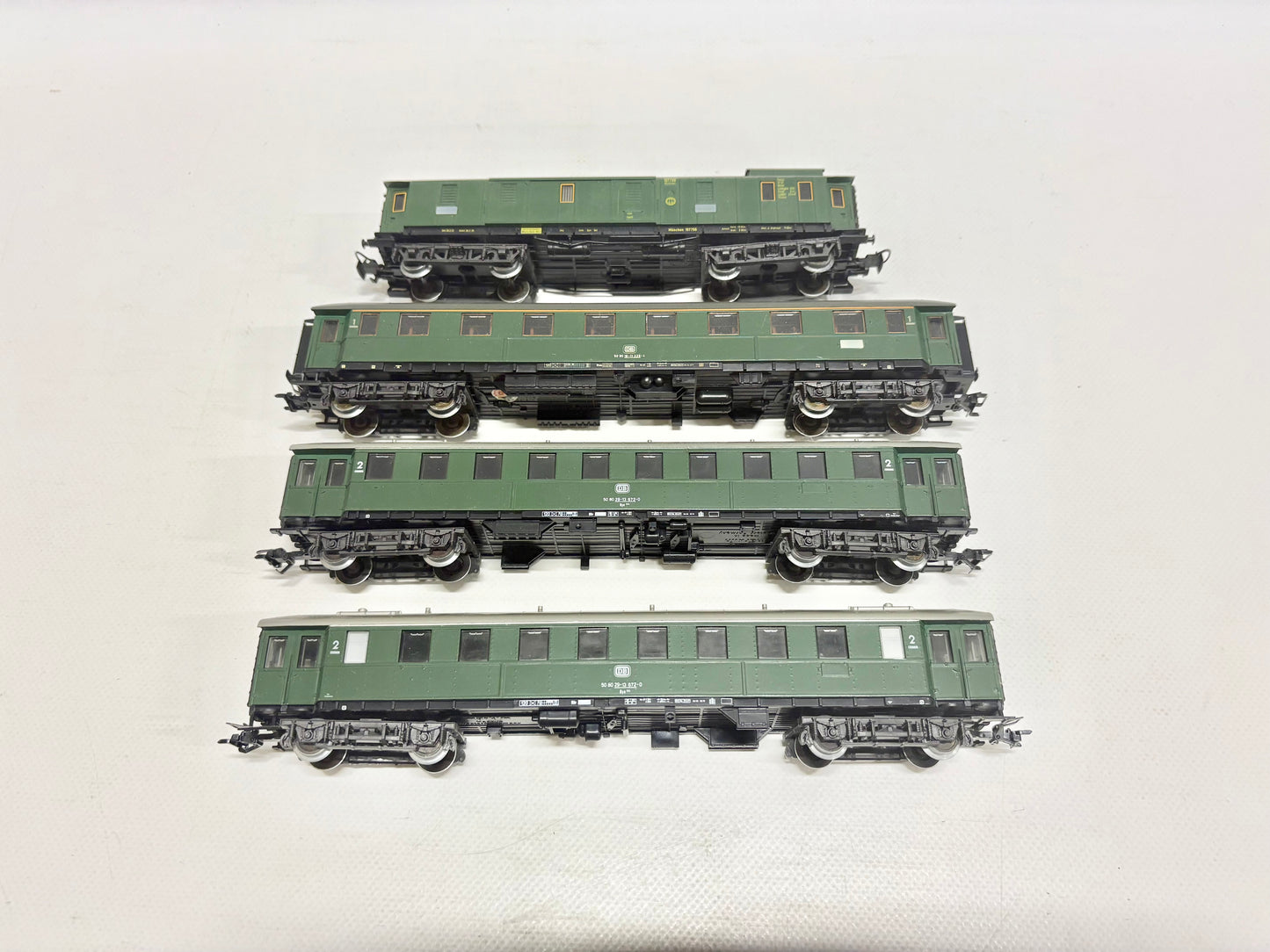 Märklin 4x Personenwagen Schnellzug DB AC H0