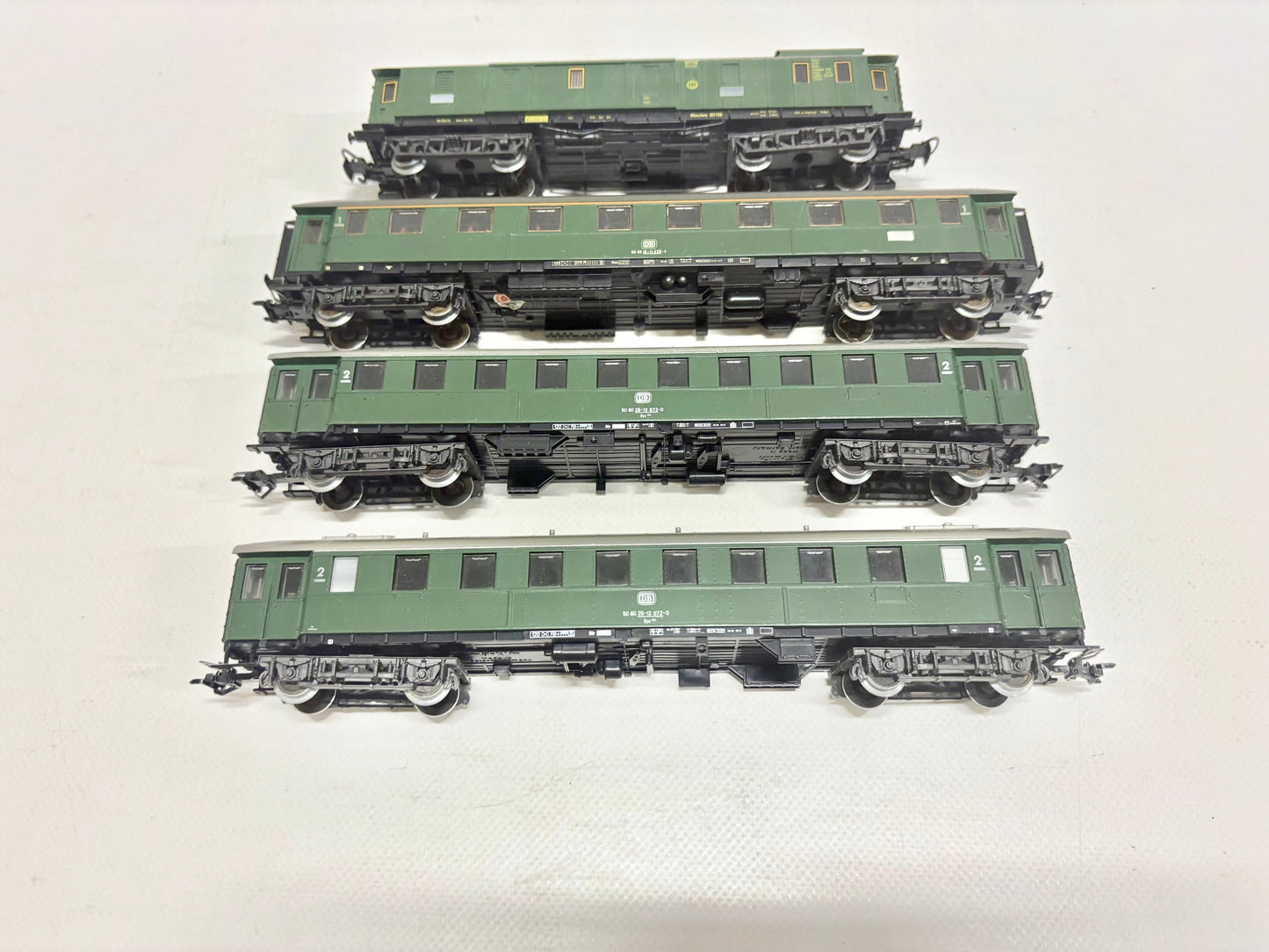 Märklin 4x Personenwagen Schnellzug DB AC H0