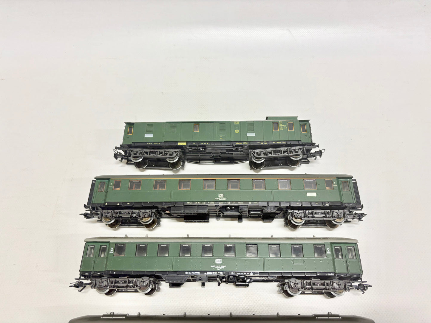 Märklin 4x Personenwagen Schnellzug DB AC H0
