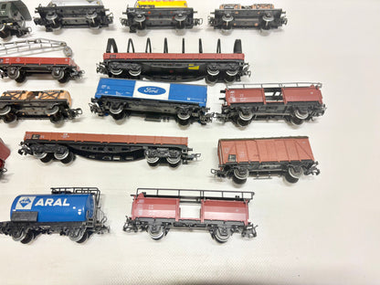 Märklin 17x Güter- & Personenwagen Konvolut DB AC H0