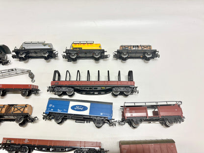 Märklin 17x Güter- & Personenwagen Konvolut DB AC H0