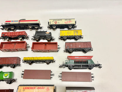 Roco usw. 20x Güterwagen Konvolut DC H0