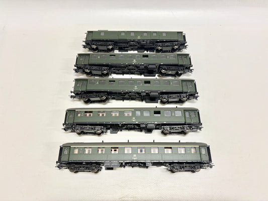 Roco 5x Personenwagen Schnellzug DR AC H0