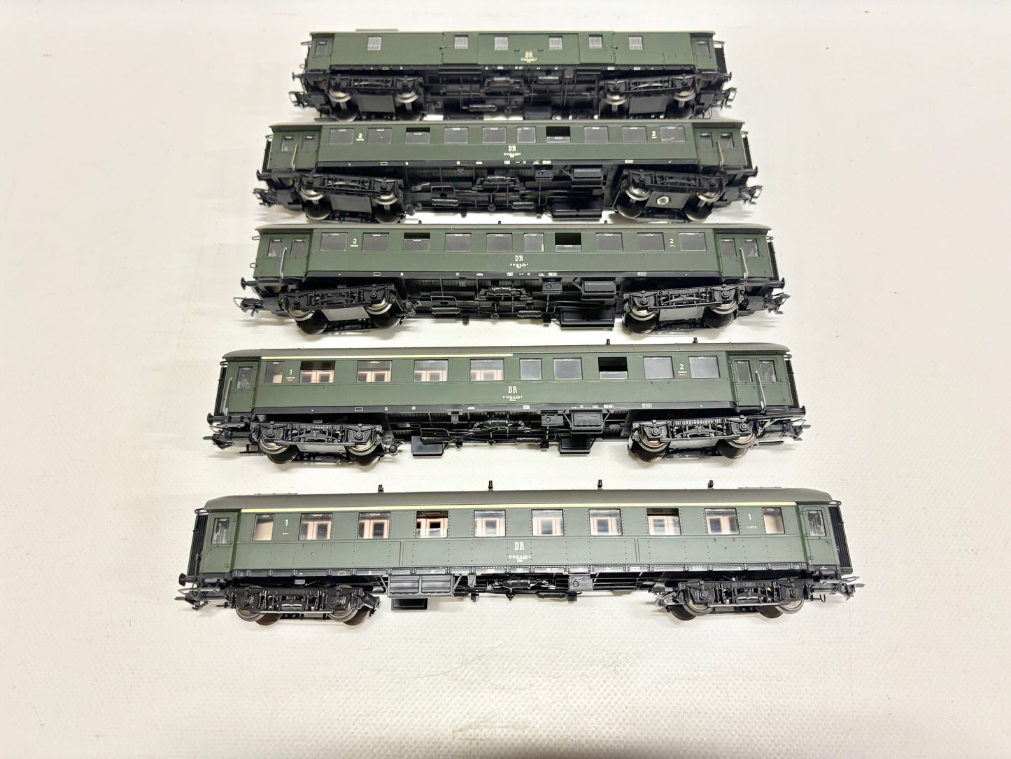 Roco 5x Personenwagen Schnellzug DR AC H0