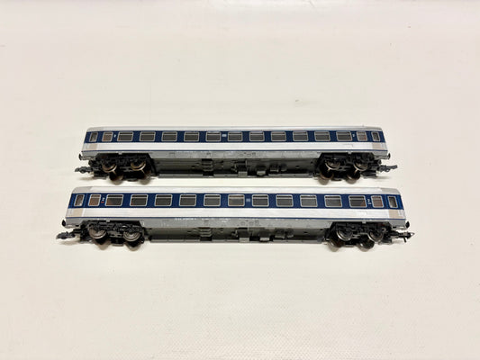 Roco 2x Personenwagen DB DC H0