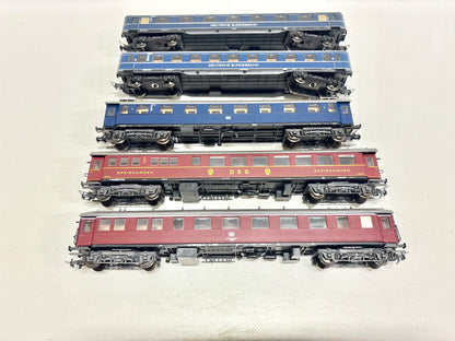 Liliput 5x Personenwagen Schnellzug DB AC H0