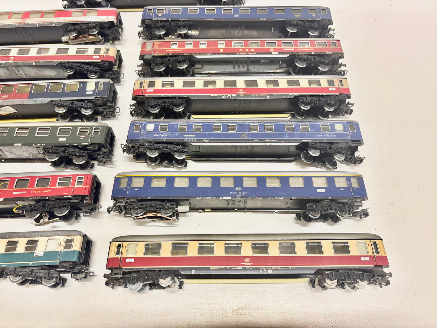 Märklin 13x D-Zug Wagen Personenwagen Konvolut DB AC H0