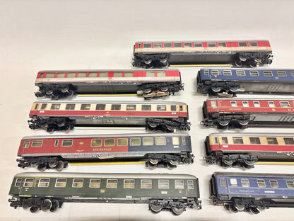 Märklin 13x D-Zug Wagen Personenwagen Konvolut DB AC H0