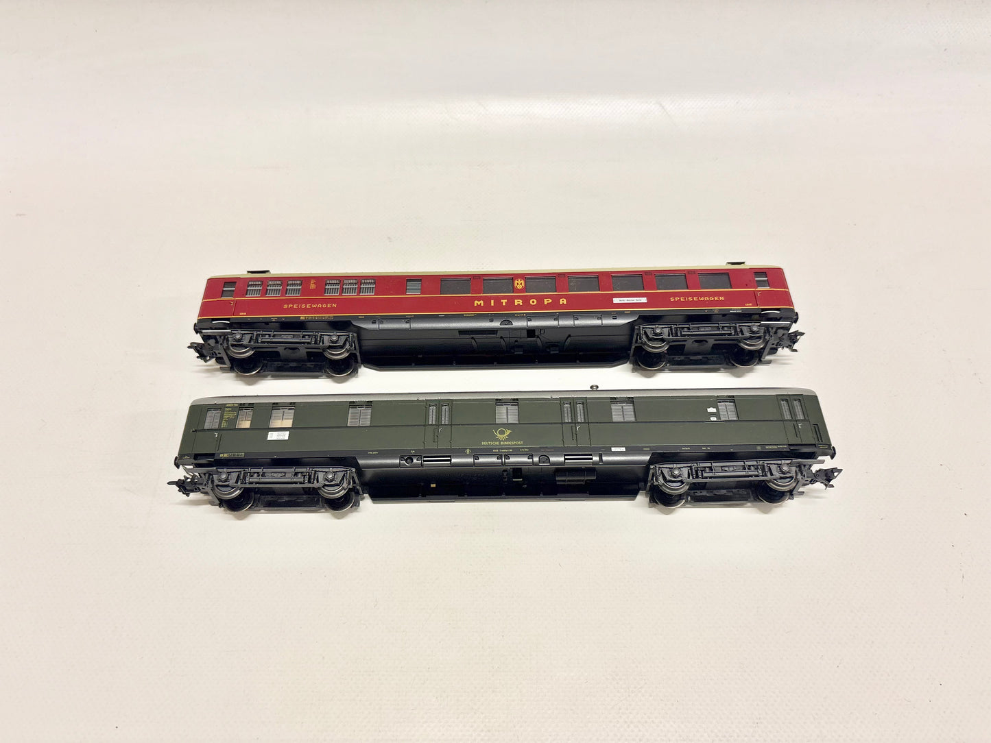 Märklin 2x Schürzenwagen Personenwagen DB AC H0
