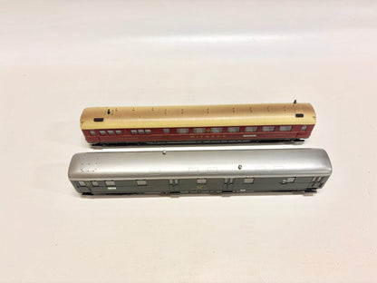 Märklin 2x Schürzenwagen Personenwagen DB AC H0