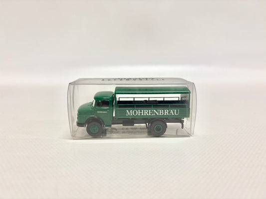 Brekina 70305 Mercedes-Benz L322 Bierpritsche "Mohrenbräu" LKW H0