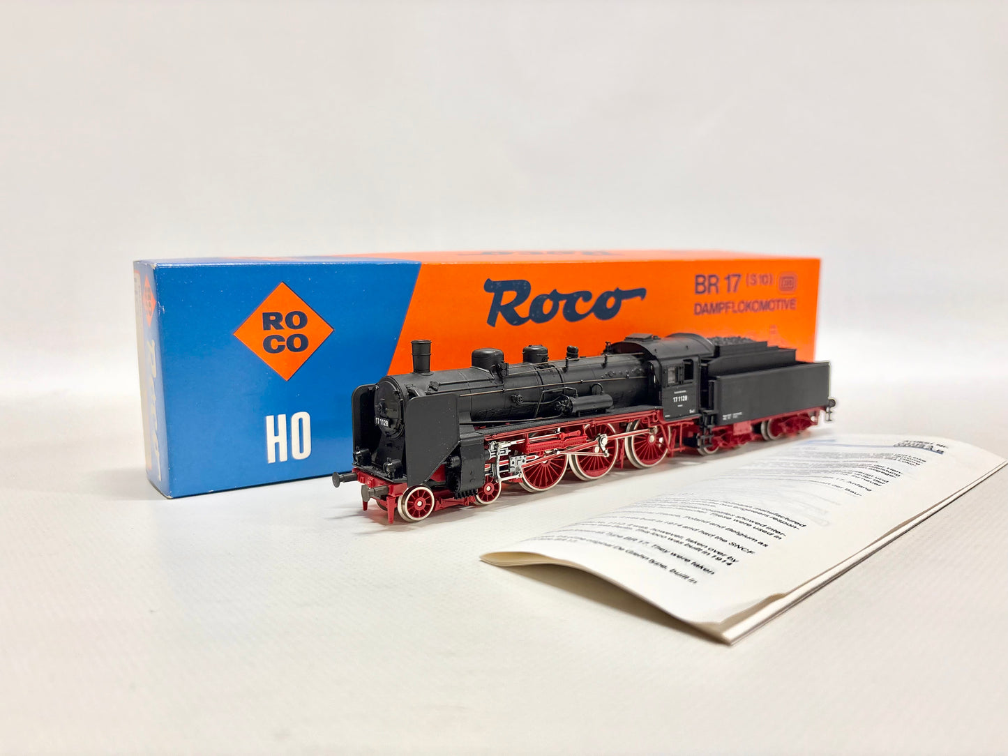 Roco 04125B Dampflok Br 17 1128 DRG DC H0