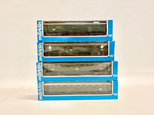 Märklin 4144 4141 4143 4142 Wagen-Set Personenwagen Schnellzugwagen DRG AC H0