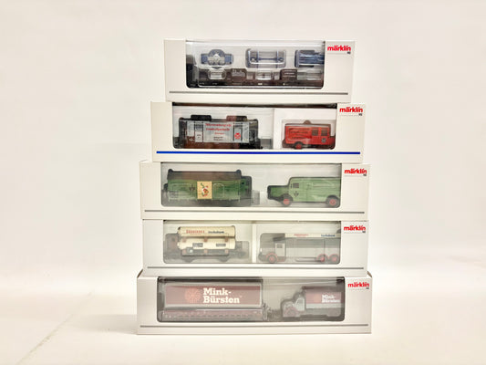 Märklin Museumswagen 1999 2001 2004 2005 2012 Wagen-Set Güterwagen DB AC H0