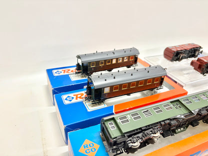 Roco + Piko Güter- und Personenwagen Konvolut DB DR CSD DC H0