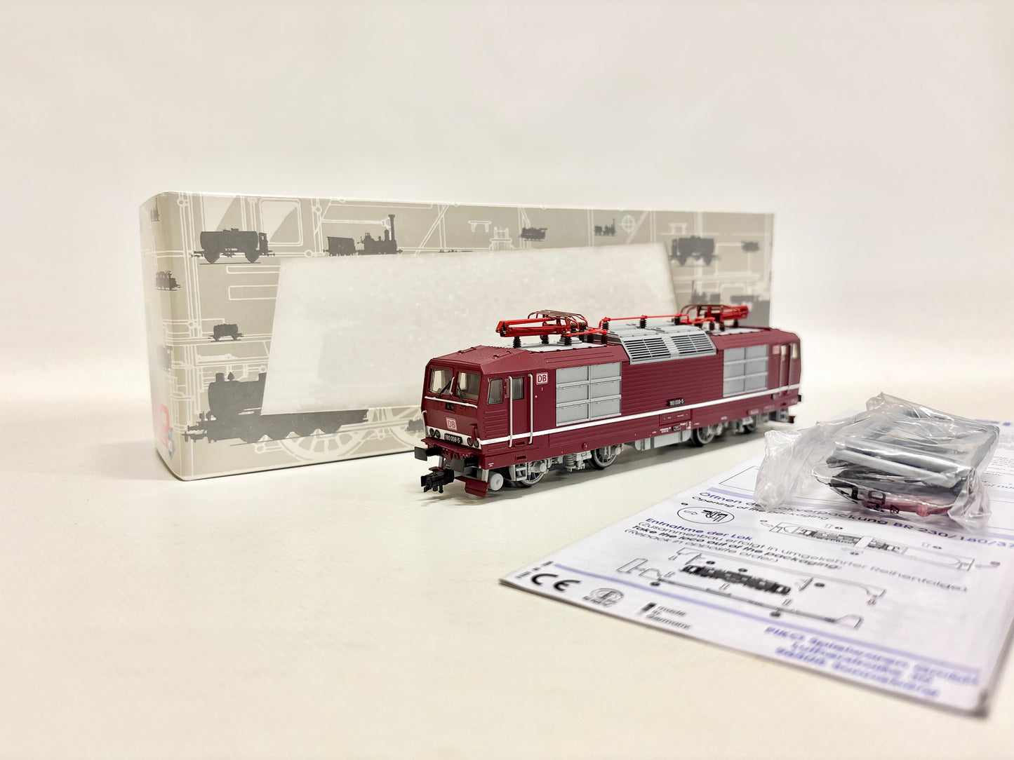 Piko 51022 DSS E-Lok Br 180 008-5 Zweisystemlok DB DC H0