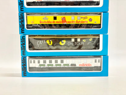 Märklin 4121 4122 84121 CATS Wagen-Set Werbewagen DB AC H0
