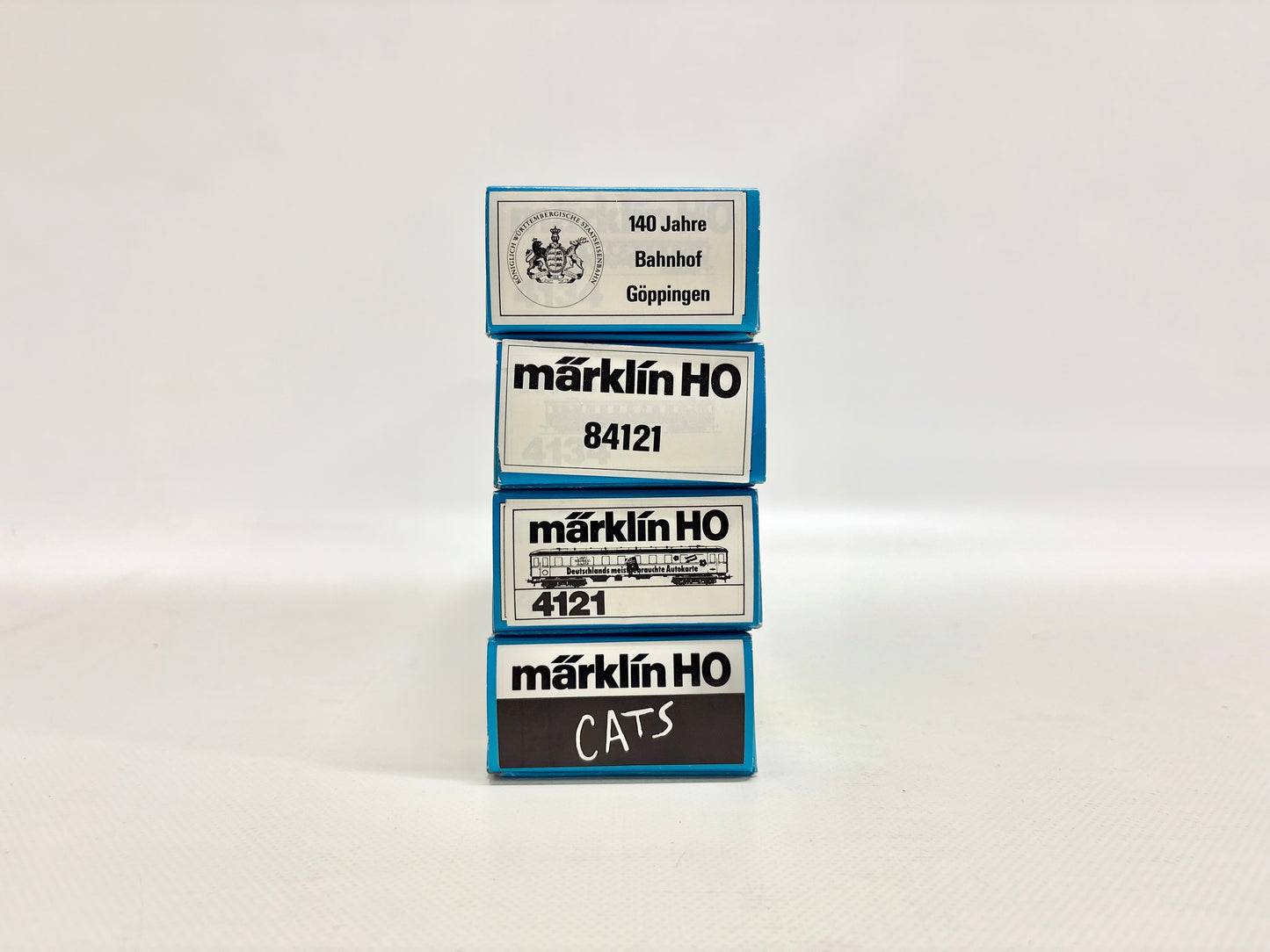 Märklin 4121 4122 84121 CATS Wagen-Set Werbewagen DB AC H0