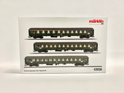 Märklin 43936 Schnellzugwagen-Set, H0, OVP, TOP