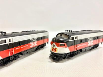 Märklin 3062 + 4062 Diesellok F7 New Heaven A+B-Unit USA AC H0