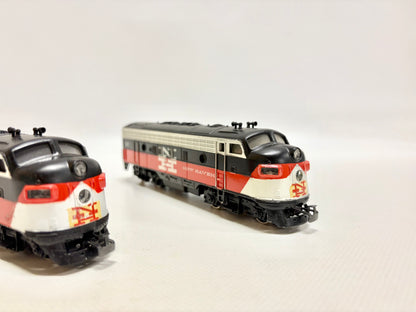 Märklin 3062 + 4062 Diesellok F7 New Heaven A+B-Unit USA AC H0